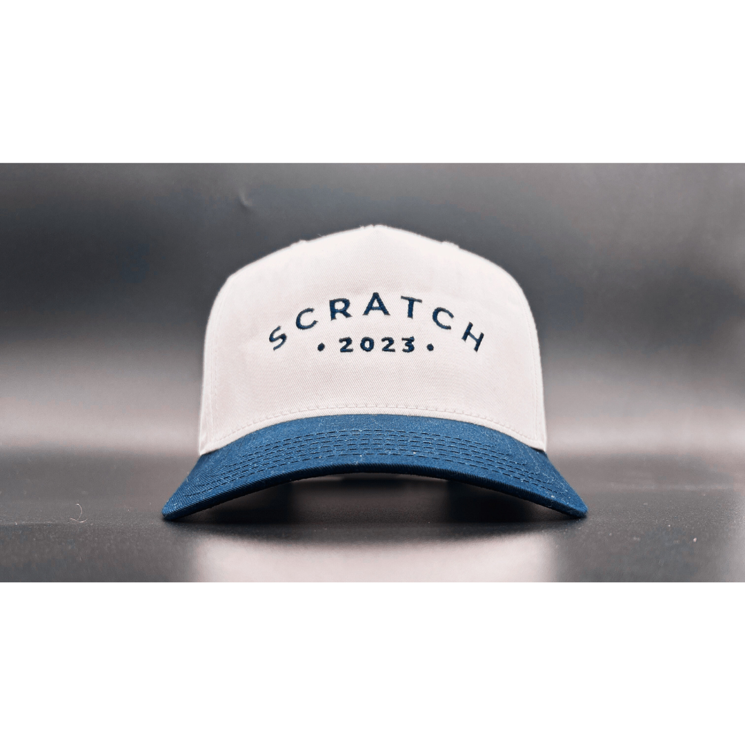 Two Toned Baseball Cap - White/Navy