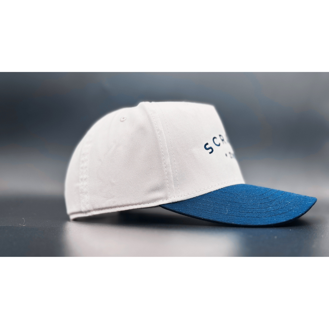 Two Toned Baseball Cap - White/Navy