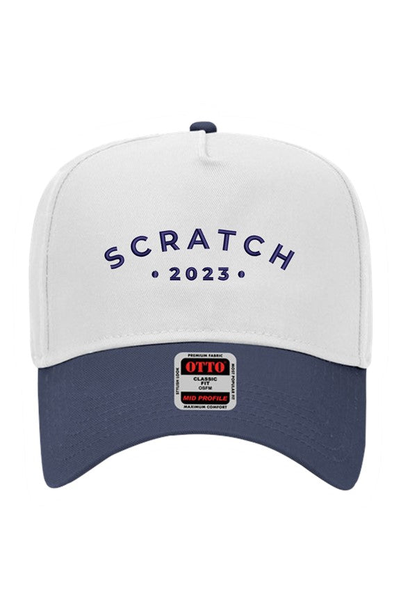 Otto white Baseball Cap - EST navy